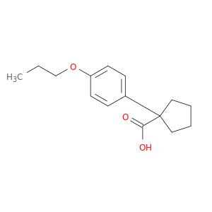 1-(4-Propoxyphenyl)cyclopentanecarboxylic acid
