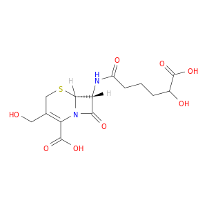 (6r,7r)-7-[(5-carboxy-5-hydroxypentanoyl)amino]-3-(hydroxymethyl)-8-oxo-5-thia-1-azabicyclo[4.2.0]oct-2-ene-2-carboxylic acid