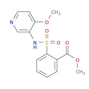 Benzoic acid, 2-[[(4-methoxy-3-pyridinyl)amino]sulfonyl]-, methyl ester