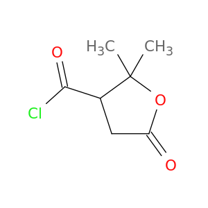 3-Furancarbonylchloride, tetrahydro-2,2-dimethyl-5-oxo-
