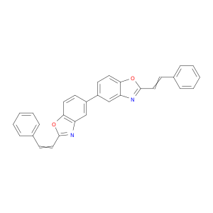 5,5'-Bibenzoxazole, 2,2'-bis(2-phenylethenyl)-