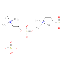 Ethanaminium, N,N,N-trimethyl-2-(sulfooxy)-, sulfate (2:1)
