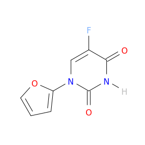 2,4(1H,3H)-Pyrimidinedione, 5-fluoro-1-(2-furanyl)-