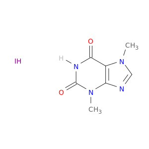 1H-Purine-2,6-dione,3,7-dihydro-3,7-dimethyl-, hydriodide (1:1)