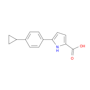 5-(4-环丙基苯基)-1H-吡咯-2-羧酸