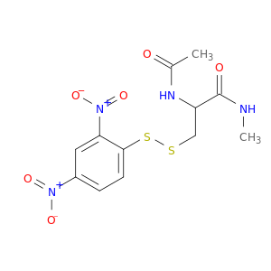 Propanamide, 2-(acetylamino)-3-[(2,4-dinitrophenyl)dithio]-N-methyl-