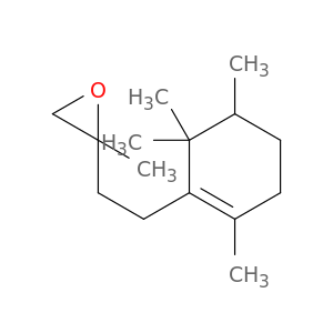 Oxirane, 2-methyl-2-[2-(2,5,6,6-tetramethyl-1-cyclohexen-1-yl)ethyl]-