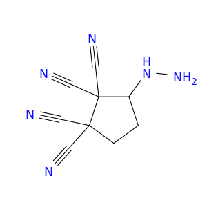 1,1,2,2-Cyclopentanetetracarbonitrile, 3-hydrazino-