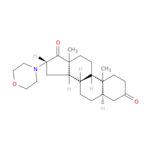 5b-Androstane-3,17-dione, 16b-morpholino- (7CI,8CI)