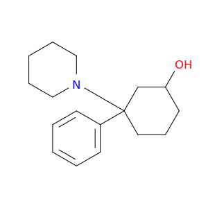 Cyclohexanol, 3-phenyl-3-(1-piperidinyl)-