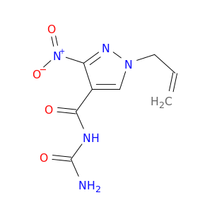1H-Pyrazole-4-carboxamide, N-(aminocarbonyl)-3-nitro-1-(2-propenyl)-
