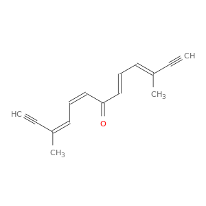 3,5,8,10-Tridecatetraene-1,12-diyn-7-one, 3,11-dimethyl-, (E,E,Z,Z)-