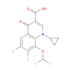 3-Quinolinecarboxylic acid,1-cyclopropyl-8-(difluoromethoxy)-6,7-difluoro-1,4-dihydro-4-oxo-