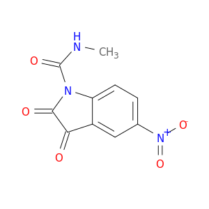 1H-Indole-1-carboxamide, 2,3-dihydro-N-methyl-5-nitro-2,3-dioxo-