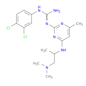 Guanidine,N-(3,4-dichlorophenyl)-N'-[4-[[2-(dimethylamino)-1-methylethyl]amino]-6-methyl-2-pyrimidinyl]-