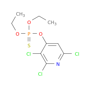 Phosphorothioic acid,O,O-diethyl O-(2,3,6-trichloro-4-pyridinyl) ester