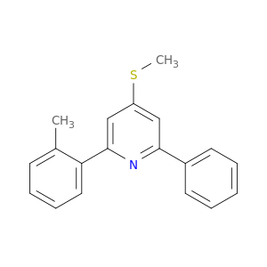 2-(2-methylphenyl)-4-(methylsulfanyl)-6-phenylpyridine