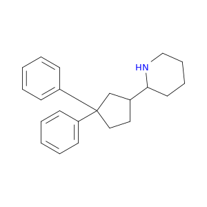 2-(3,3-二苯基环戊基)哌啶