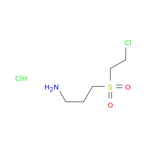 1-Propanamine, 3-[(2-chloroethyl)sulfonyl]-, hydrochloride