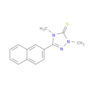 3H-1,2,4-Triazole-3-thione, 2,4-dihydro-2,4-dimethyl-5-(2-naphthalenyl)-