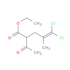 4-Pentenoic acid,2-acetyl-5,5-dichloro-4- methyl-,ethyl ester