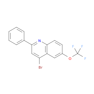 4-Bromo-2-phenyl-6-trifluoromethoxyquinoline
