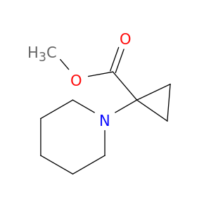 Cyclopropanecarboxylic acid, 1-(1-piperidinyl)-, methyl ester