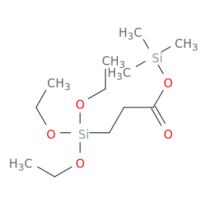 Propanoic acid, 3-(triethoxysilyl)-, trimethylsilyl ester
