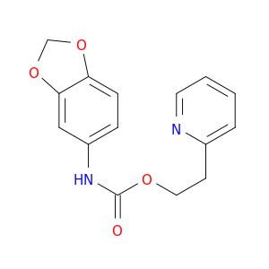 Carbamic acid,1,3-benzodioxol-5-yl-, 2-(2-pyridinyl)ethyl ester (9CI)