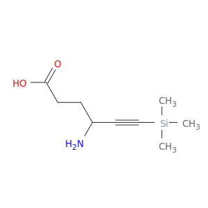 5-Hexynoic acid, 4-amino-6-(trimethylsilyl)-