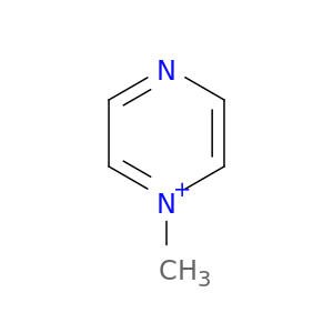 Pyrazinium, 1-methyl-