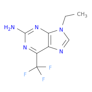 9-ethyl-6-(trifluoromethyl)-9h-purin-2-amine