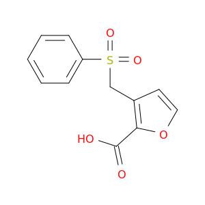 3-[(苯磺酰基)甲基]呋喃-2-羧酸