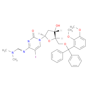 5'-O-(DIMETHOXYTRITYL)-N4-DIMETHYLAMINOMETHYLIDENE-5-IODO-2'-DEOXYCYTIDINE