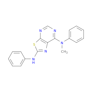 Thiazolo[5,4-d]pyrimidine-2,7-diamine,N7-methyl-N2,N7-diphenyl-