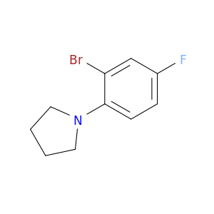 1-(2-Bromo-4-fluorophenyl)pyrrolidine