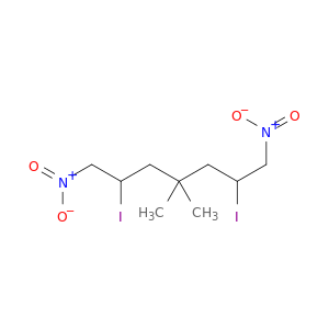 Heptane, 2,6-diiodo-4,4-dimethyl-1,7-dinitro-