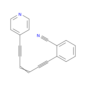 Benzonitrile, 2-[6-(4-pyridinyl)-3-hexene-1,5-diynyl]-