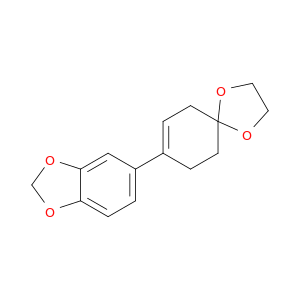 1,4-Dioxaspiro[4.5]dec-7-ene, 8-(1,3-benzodioxol-5-yl)-