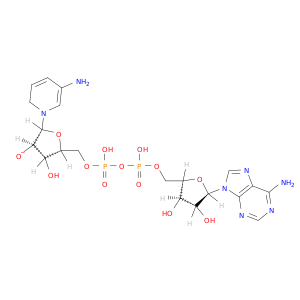 (2R,3R,4R,5R)-5-[[[[(2R,3R,4R,5R)-5-(6-aminopurin-9-yl)-3,4-dihydroxy-oxolan-2-yl]methoxy-hydroxy-phosphoryl]oxy-hydroxy-phosphoryl]oxymethyl]-2-(5-aminopyridin-1-yl)-4-hydroxy-oxolan-3-olate