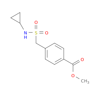 Methyl 4-[(cyclopropylsulfamoyl)methyl]benzoate