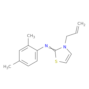 Benzenamine, 2,4-dimethyl-N-[3-(2-propenyl)-2(3H)-thiazolylidene]-