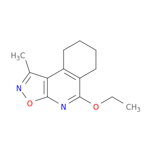 Isoxazolo[5,4-c]isoquinoline, 5-ethoxy-6,7,8,9-tetrahydro-1-methyl-