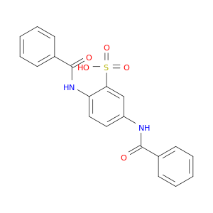 Benzenesulfonic acid, 2,5-bis(benzoylamino)-