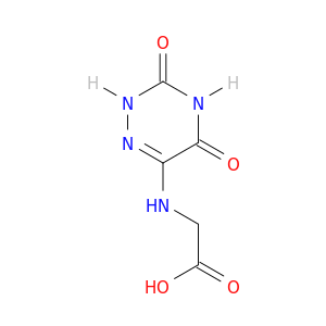 Glycine, N-(2,3,4,5-tetrahydro-3,5-dioxo-1,2,4-triazin-6-yl)-