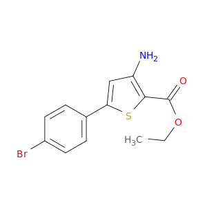 3-AMINO-5-(4-BROMO-PHENYL)-THIOPHENE-2-CARBOXYLIC ACID ETHYL ESTER