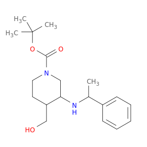 1-Boc-3-(1-苯基乙基氨基)-4-哌啶甲醇