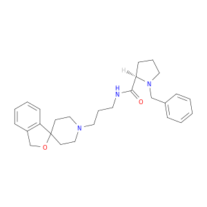 (R)-N-(3-(3H-螺[异苯并呋喃-1,4'-哌啶]-1'-基)丙基)-1-苄基吡咯烷-2-甲酰胺