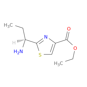4-Thiazolecarboxylic acid, 2-[(1S)-1-aminopropyl]-, ethyl ester