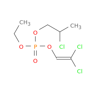 Phosphoric acid,2-chloropropyl 2,2-dichloroethenyl ethyl ester
